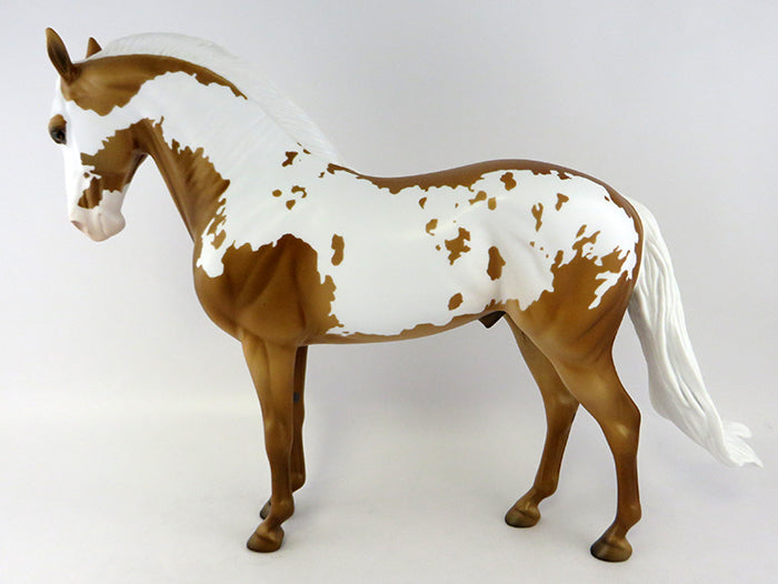 DORADO-OOAK PALOMINO PAINT ANDALUSIAN MODEL HORSE 10/17/2016