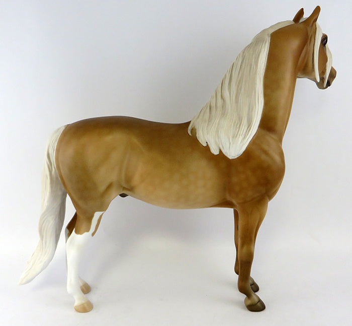 SOMEBODY&#39;S FOOL-OOAK DAPPLE PALOMINO MORGAN MODEL HORSE 10/13/16