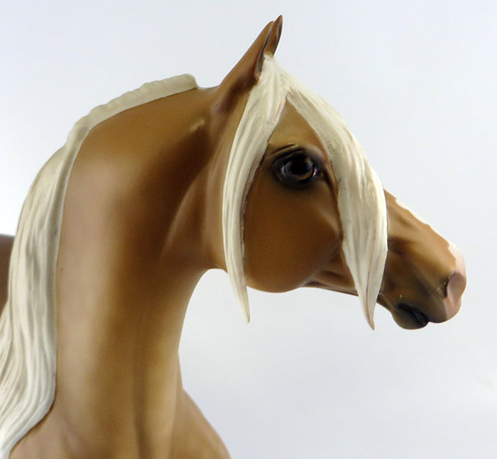 SOMEBODY&#39;S FOOL-OOAK DAPPLE PALOMINO MORGAN MODEL HORSE 10/13/16