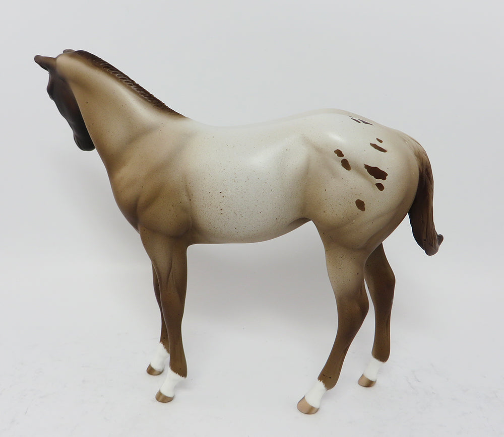 CINNAMON GIRL-APPALOOSA WEANLING MODEL HORSE 4/28