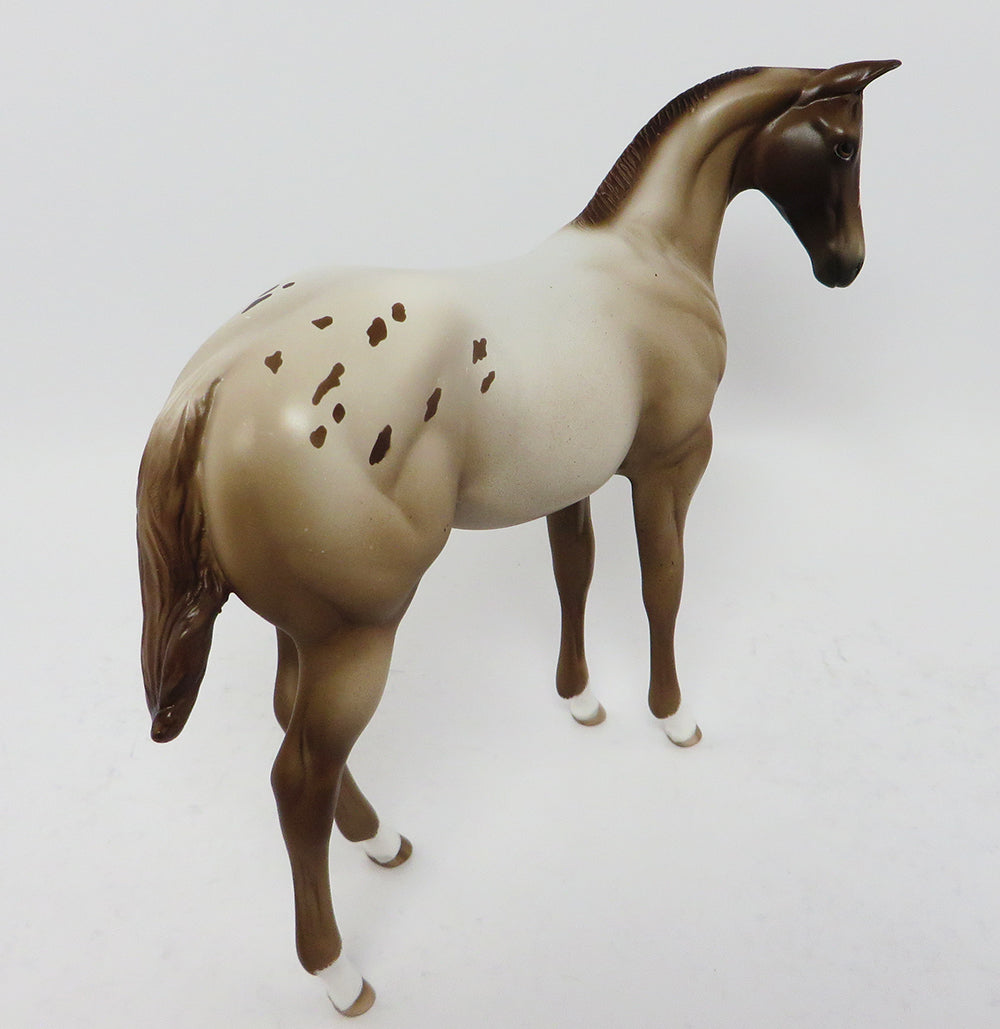 CINNAMON GIRL-APPALOOSA WEANLING MODEL HORSE 4/28