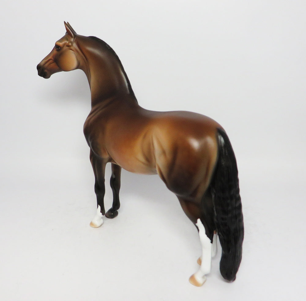 AUTUMUS~OOAK DAPPLE BUCKSKIN MORGAN MODEL HORSE BY DAWN QUICK 9/13/17