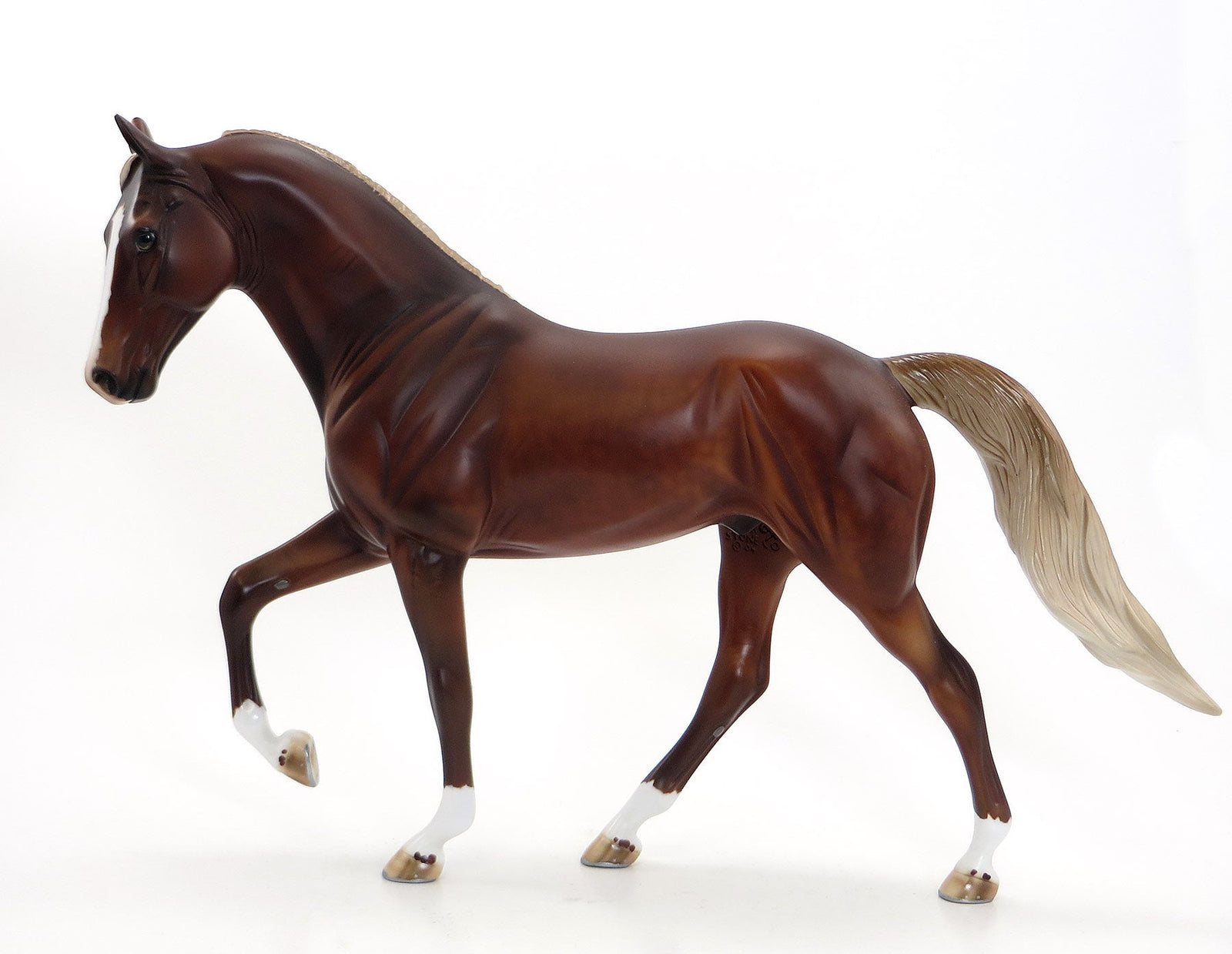 SABRE - OOAK Dark Dapple Chestnut Tennessee Walker by Julie Keim - 7/15