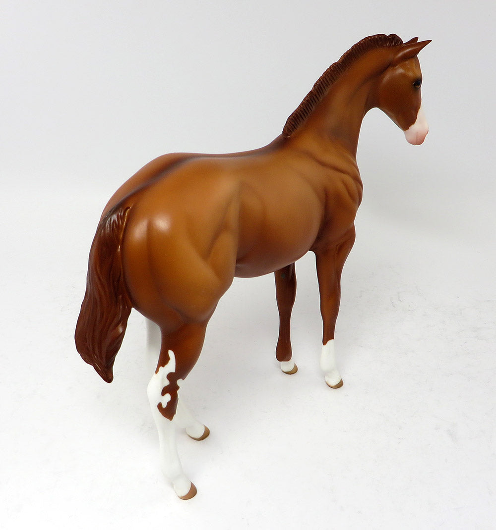 EMMA-OOAK RED DUN WEANLING MODEL HORSE 3/17/17