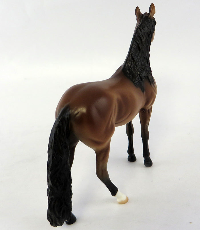 KOLBI--LE-4 BUCKSKIN ANDALUSIAN CHIPS MODEL HORSE 10/13/16