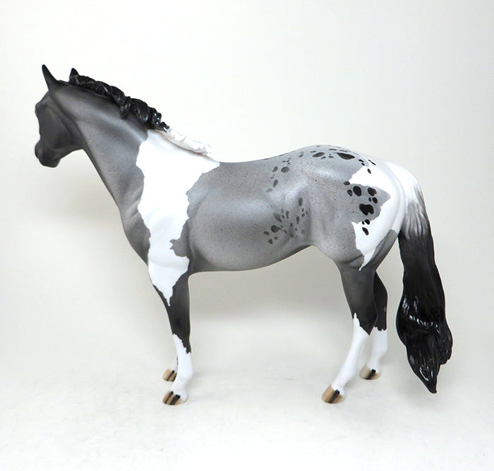 PURPLE RAIN-OOAK PINTALOOSA ISH MODEL HORSE 4/21