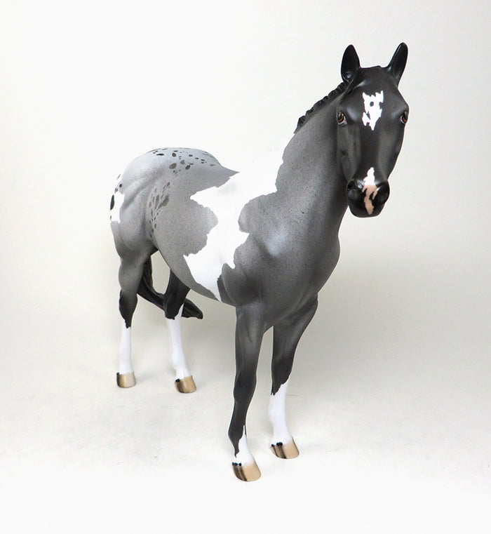PURPLE RAIN-OOAK PINTALOOSA ISH MODEL HORSE 4/21