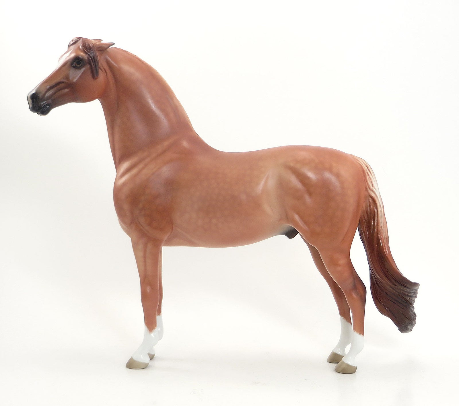 HIGH NOON - OOAK Dapple Claybank Chestnut by Sheryl Leisure 7/31