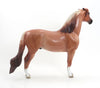 HIGH NOON - OOAK Dapple Claybank Chestnut by Sheryl Leisure 7/31