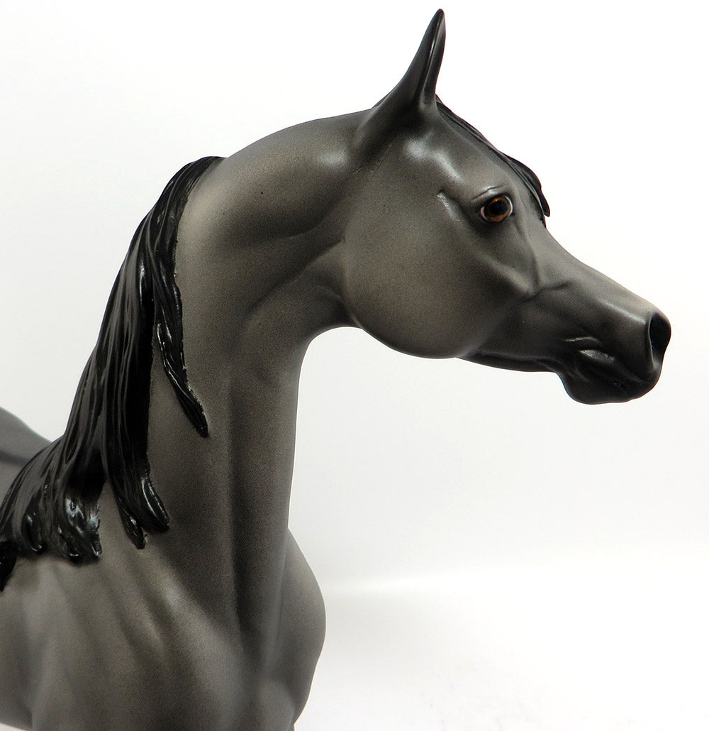 ARISTOTLE-OOAK GRULLA  ARABIAN MODEL HORSE 3/23