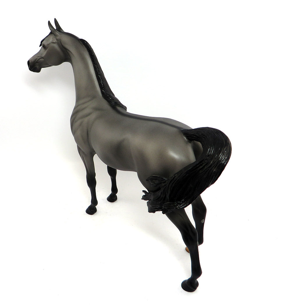 ARISTOTLE-OOAK GRULLA  ARABIAN MODEL HORSE 3/23
