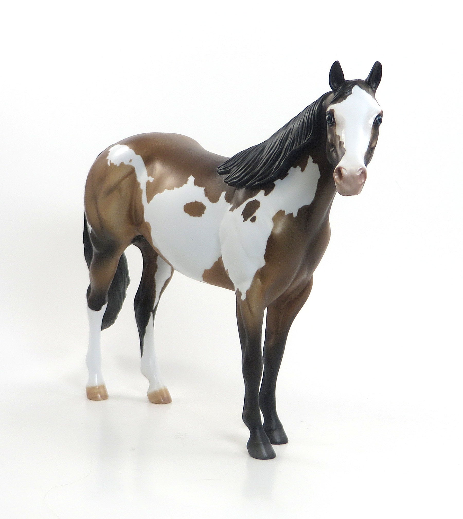 TIMBER - Sooty Buckskin Overo Paint Stock Model Horse - EQ 2015 - LE14 - 7/23