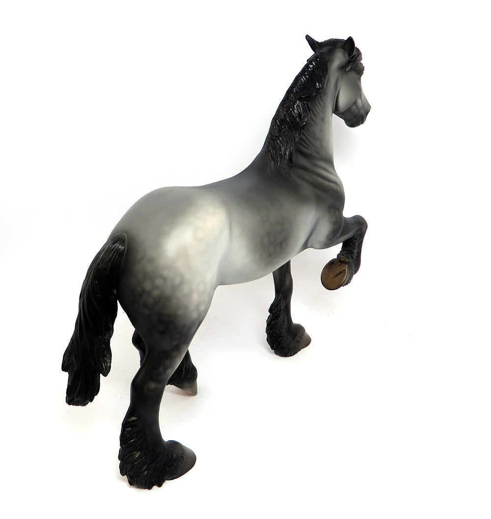 NIGHT TRAIN~OOAK DARK DAPPLE GREY TROTTING DRAFTER BAY DAWN QUICK 3/22