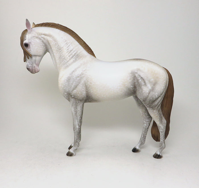 INDUS-OOAK ANDALUSIAN STALLION MODEL HORSE 5/13
