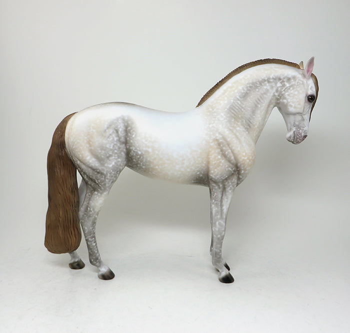 INDUS-OOAK ANDALUSIAN STALLION MODEL HORSE 5/13