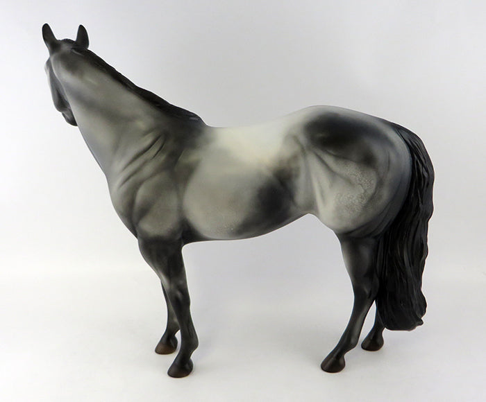 GIRL BLUE-OOAK VARNISH ROAN APPALOOSA ISH MODEL HORSE 10/13/16