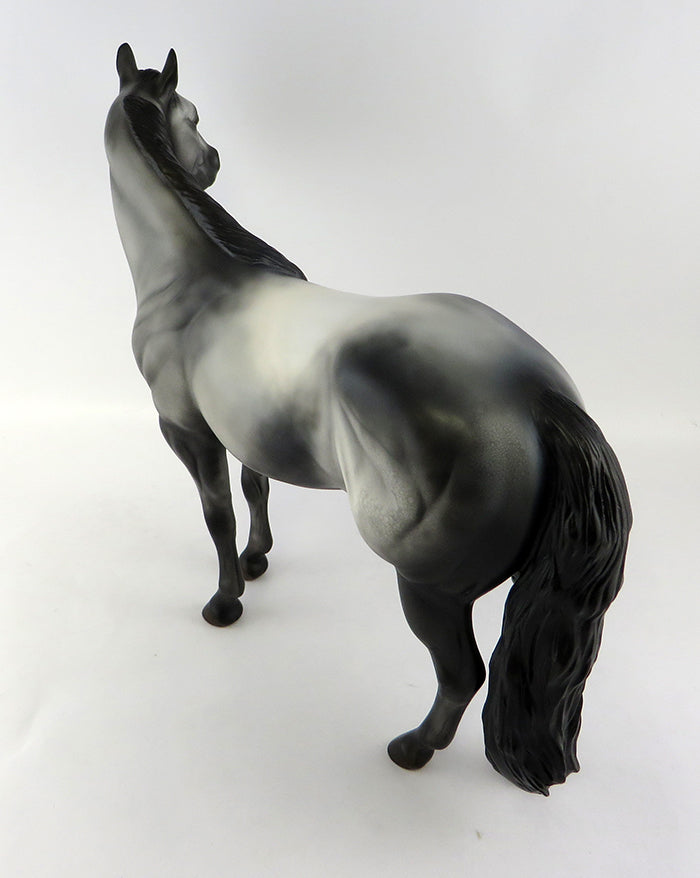 GIRL BLUE-OOAK VARNISH ROAN APPALOOSA ISH MODEL HORSE 10/13/16