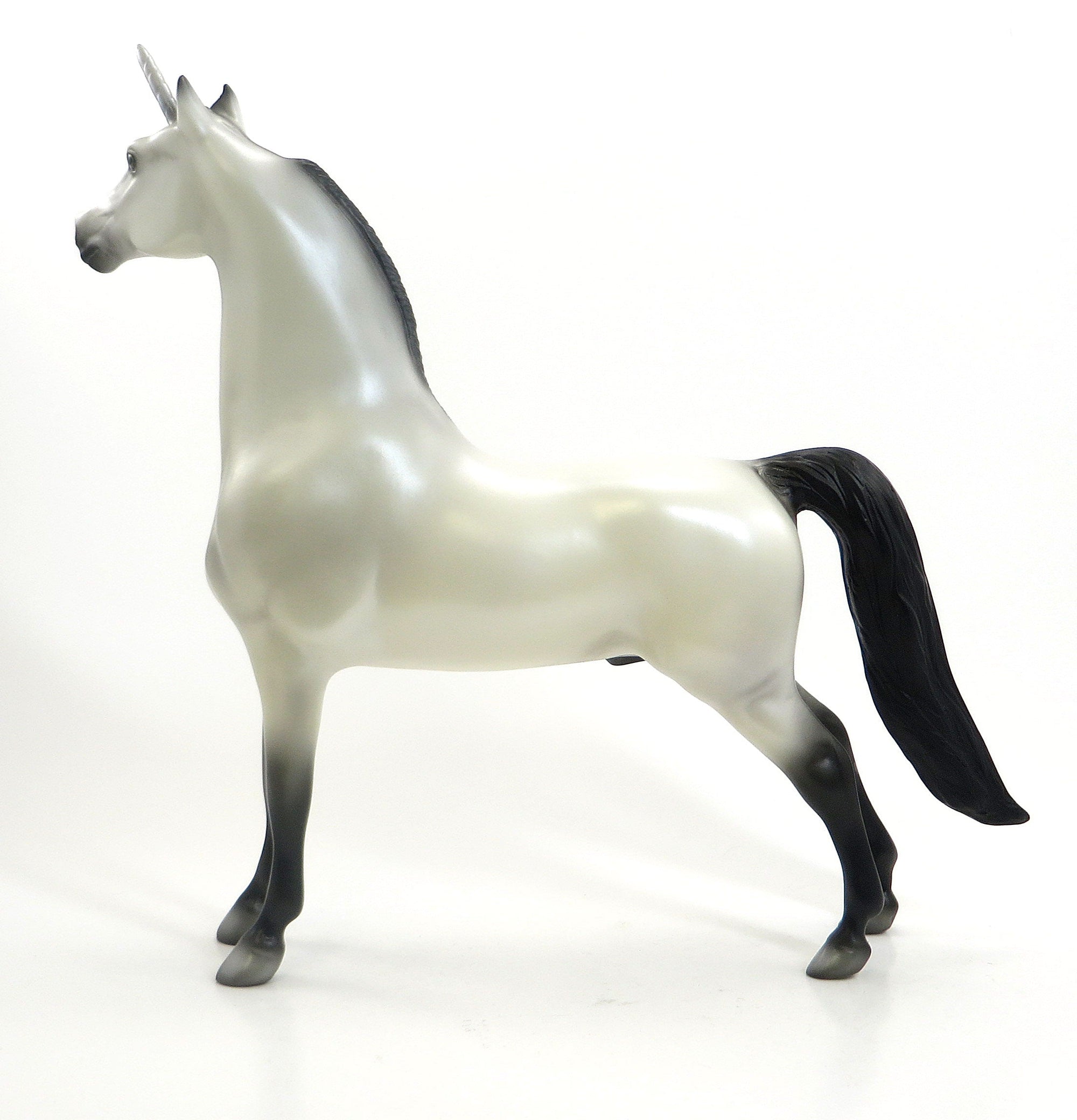 A WRINKLE IN TIME - OOAK Grey With Black Points Unicorn Morgan 6/15