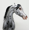 DEVIL WEARS PRADA-OOAK PINNED EAR APPALOOSA MODEL HORSE BY AL 4/26