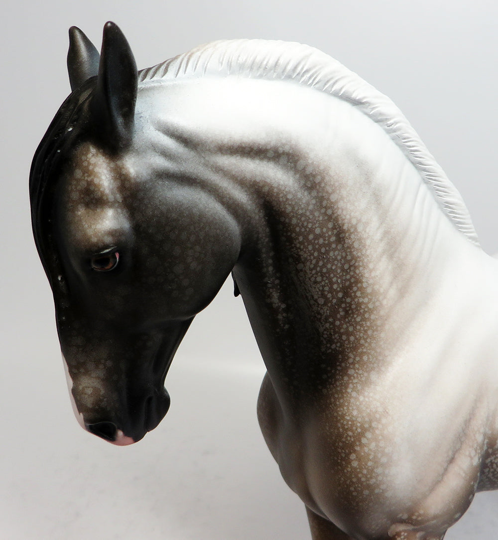 RAINE-OOAK FEW SPOT APPALOOSA ANDALUSIAN MODEL HORSE 3/22