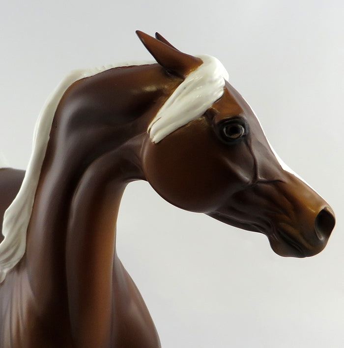 ALL I WANT-OOAK SORREL ARABIAN MODEL HORSE W/ PINNED EARS 10/18/16