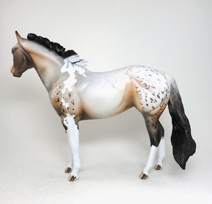 HIPPI-OOAK BAY PINTALOOSA ISH MODEL HORSE 4/27