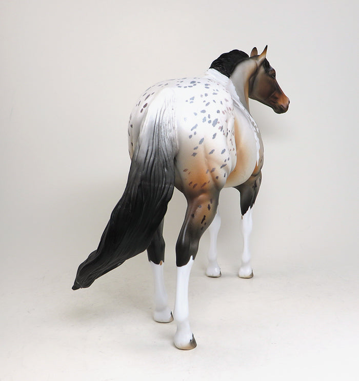HIPPI-OOAK BAY PINTALOOSA ISH MODEL HORSE 4/27