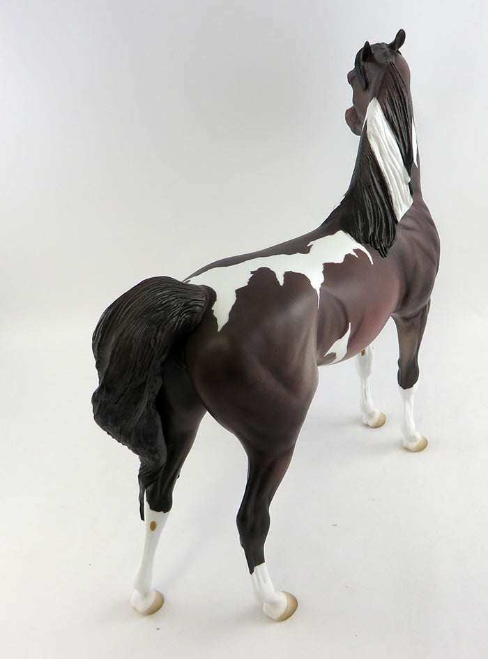 ROSEBUD-OOAK ROSE GREY PAINT ARABIAN MARE MODEL HORSE 10/17/16