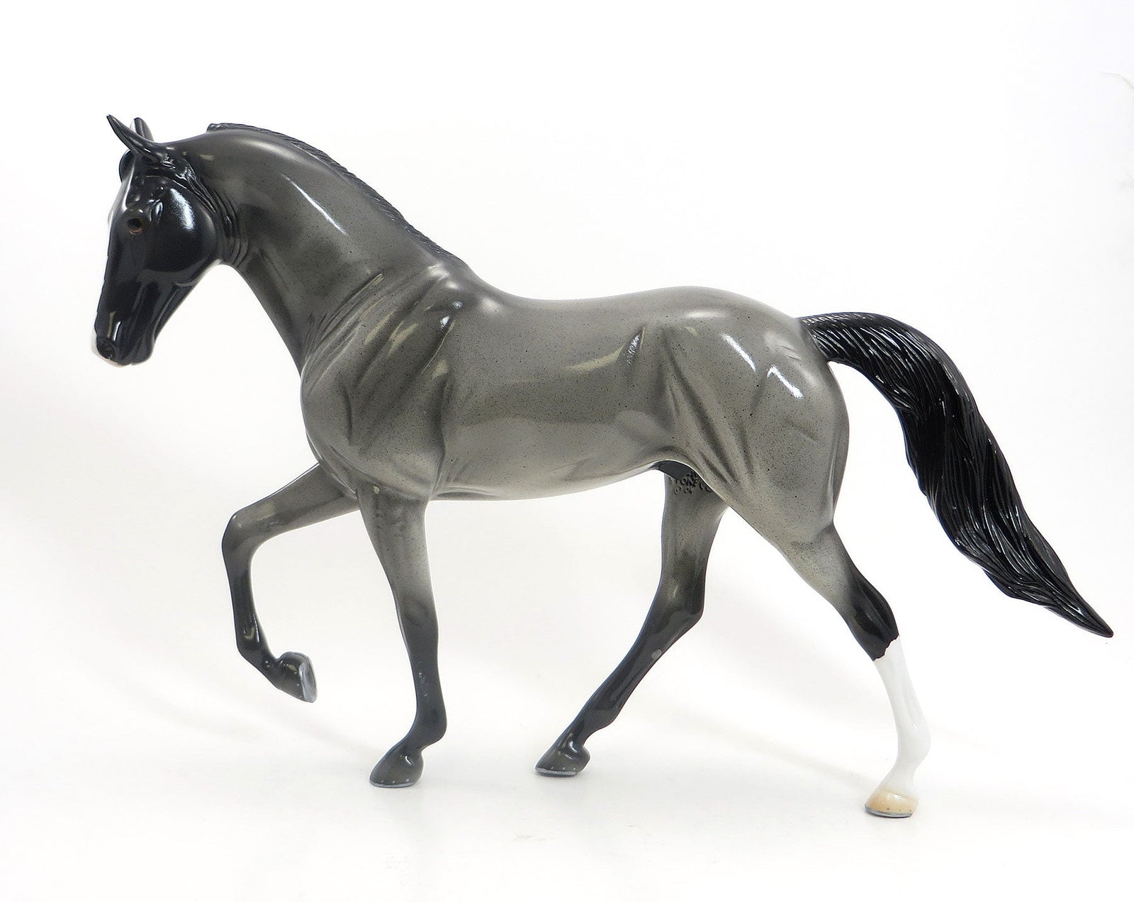 RELAXATION - OOAK Blue Roan Tennessee Walker Model Horse - 7/24