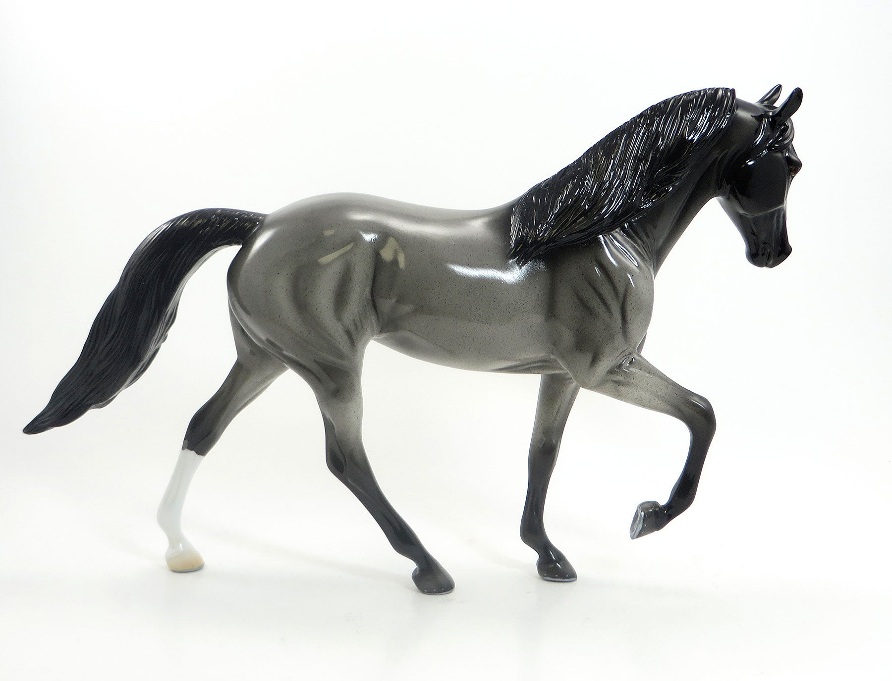 RELAXATION - OOAK Blue Roan Tennessee Walker Model Horse - 7/24