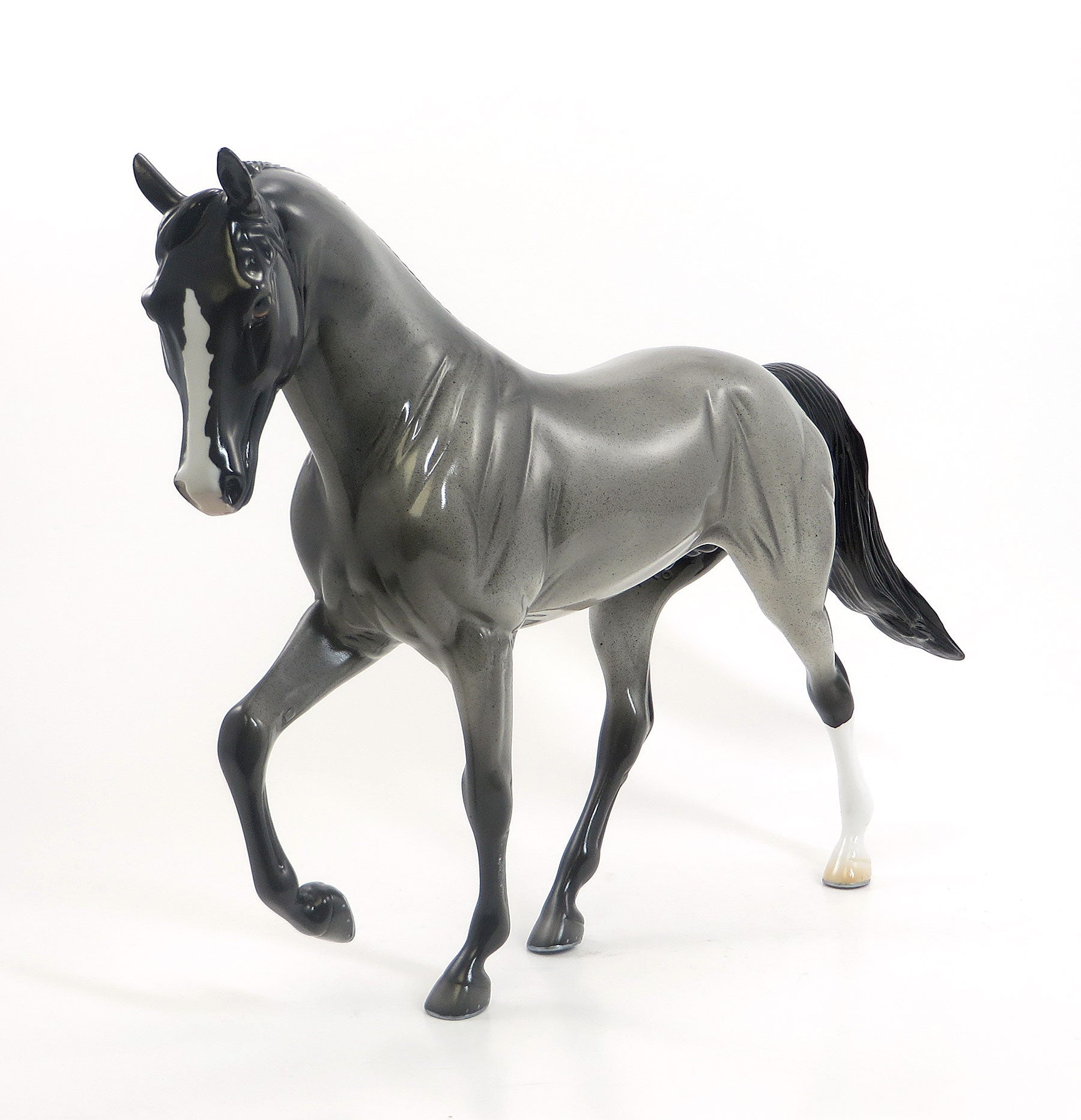 RELAXATION - OOAK Blue Roan Tennessee Walker Model Horse - 7/24