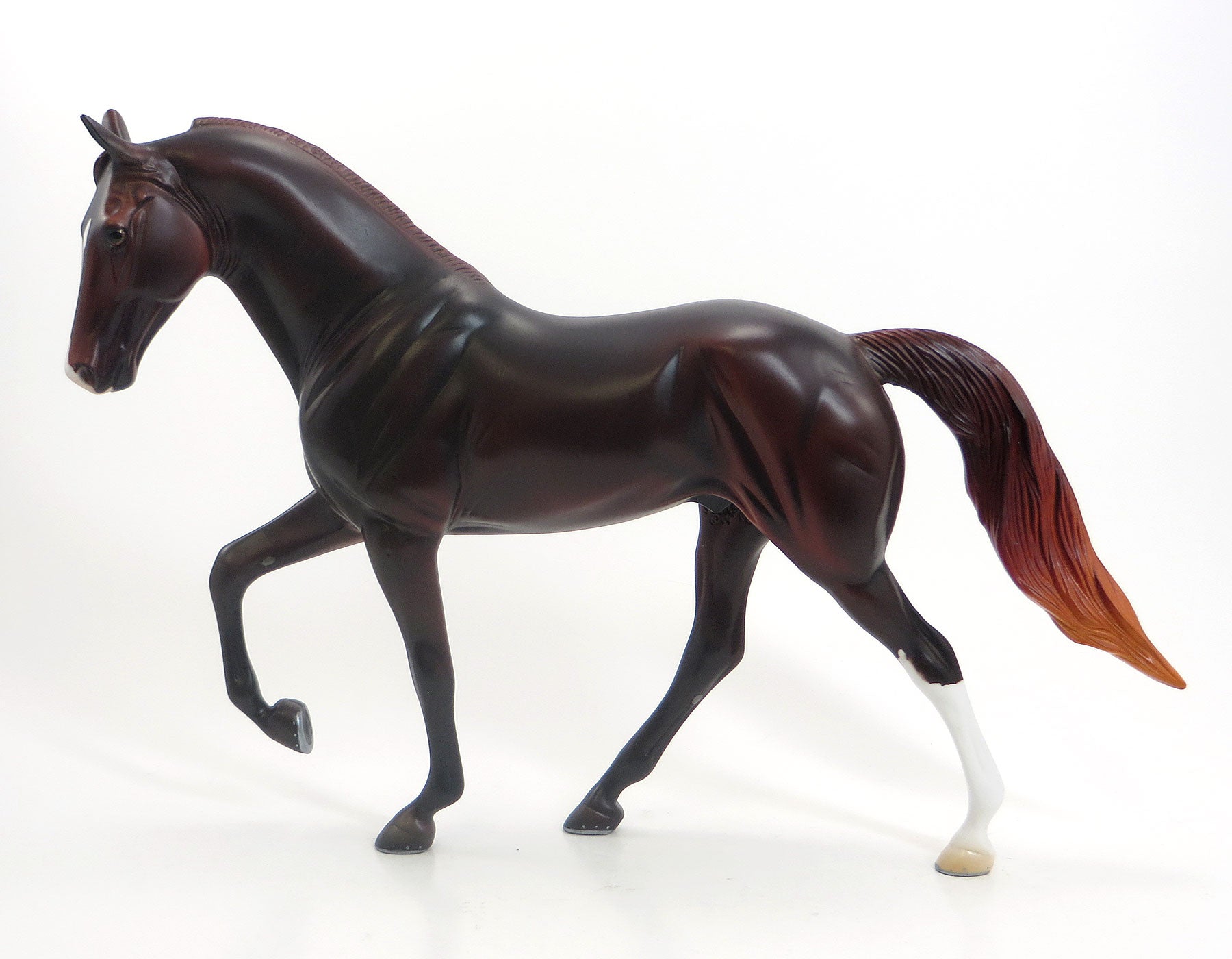 SANTANA ROSE - OOAK Liver Chestnut Tennessee Walker Model Horse - 7/24