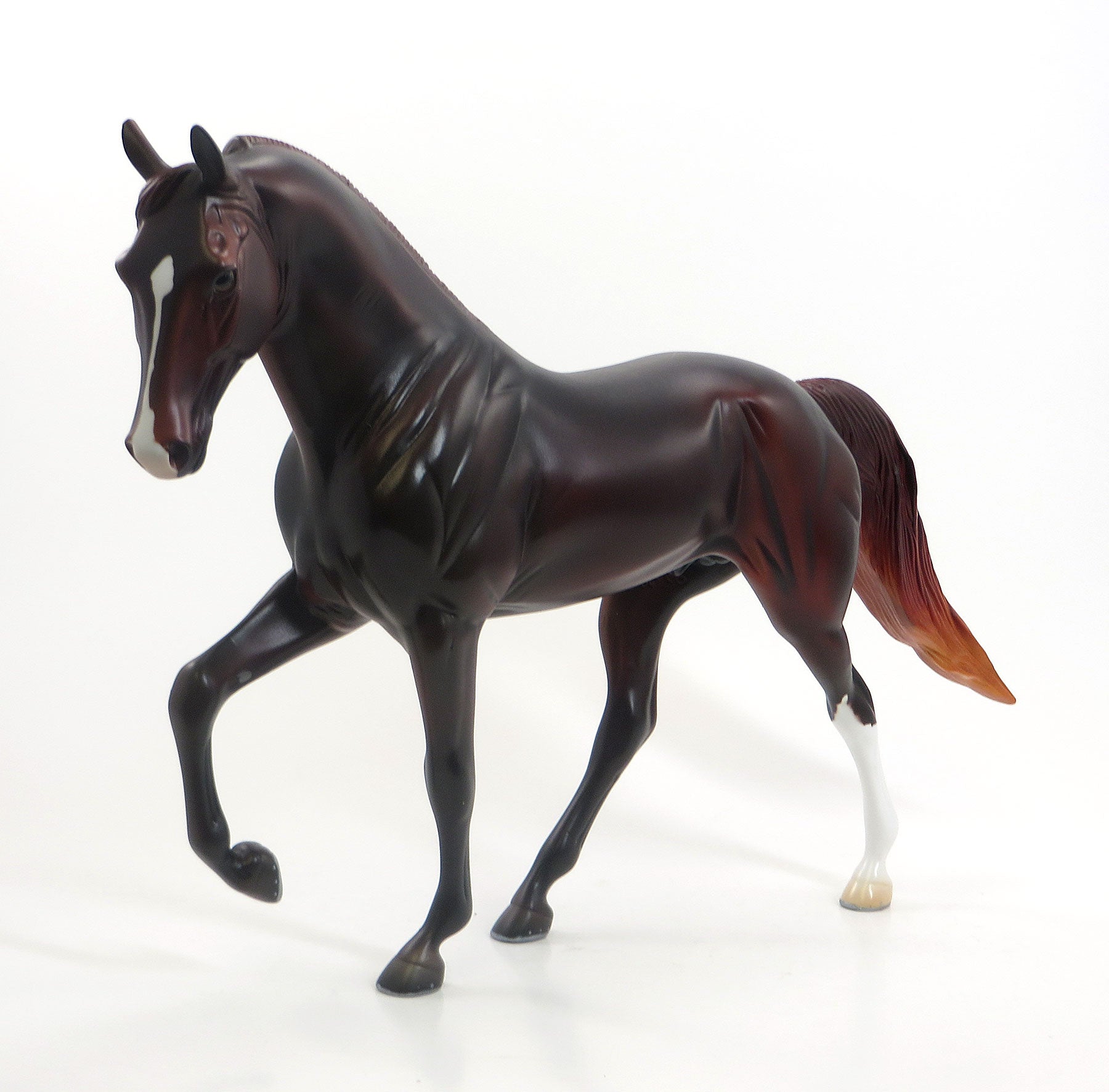 SANTANA ROSE - OOAK Liver Chestnut Tennessee Walker Model Horse - 7/24