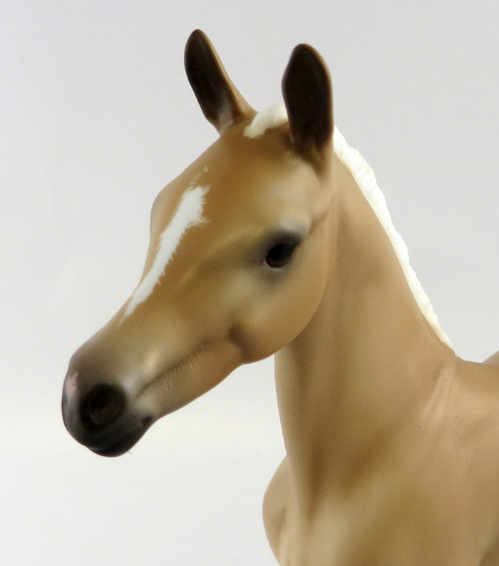EQUITANA~OOAK PALOMINO FOAL MODEL HORSE 10/14/16