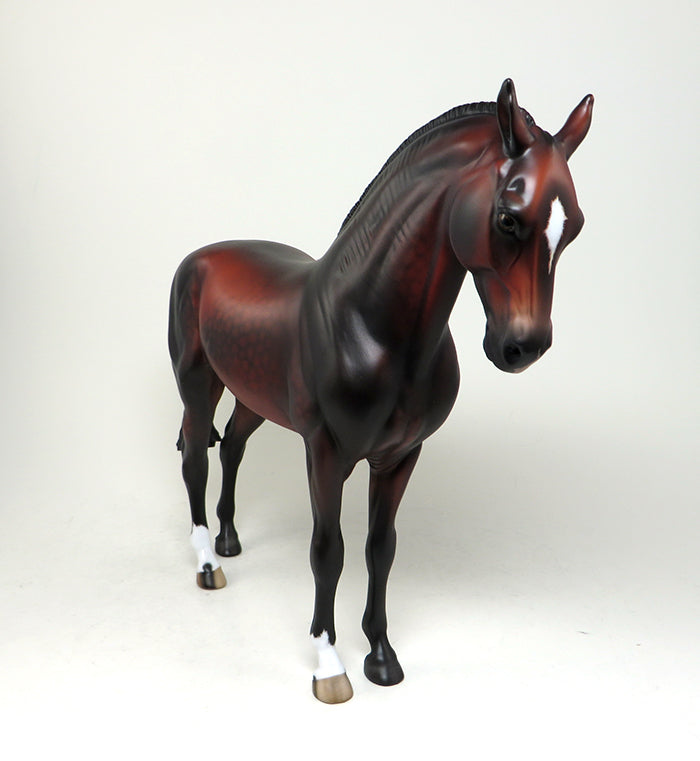 CATALONIA-LE-5 BAY SHAVED TAIL MARE ANDALUSIAN BY SHERYL LEISURE PRE-ORDER