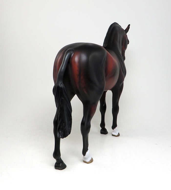 CATALONIA-LE-5 BAY SHAVED TAIL MARE ANDALUSIAN BY SHERYL LEISURE PRE-ORDER