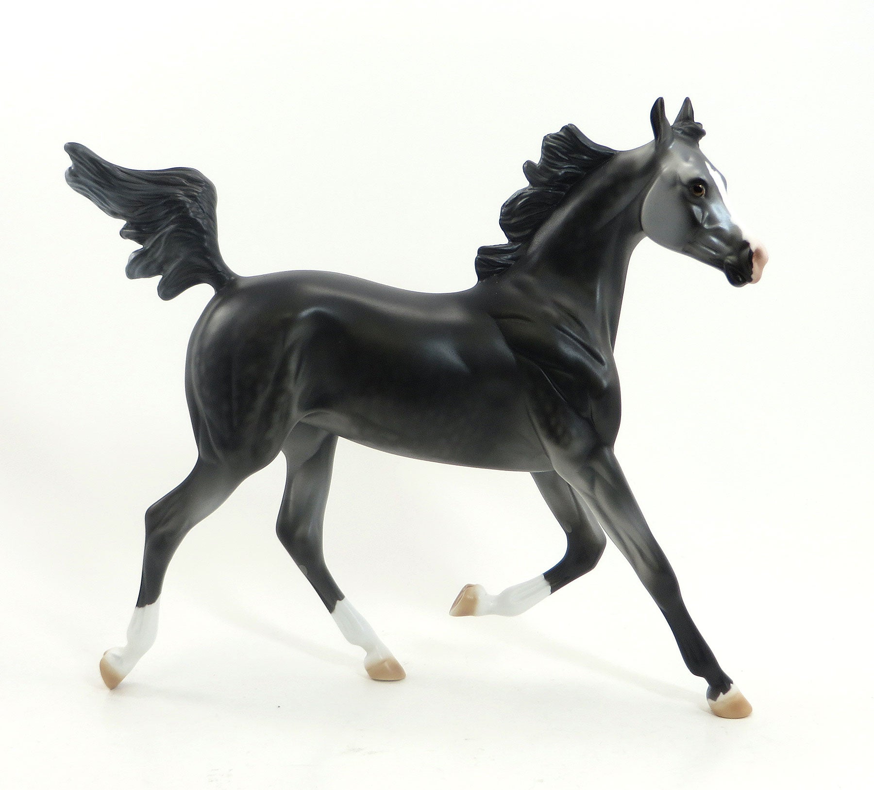 MATERIAL GOODS - Dapple Black Yearling Model Horese - EQ 2015 - LE15 - 7/21