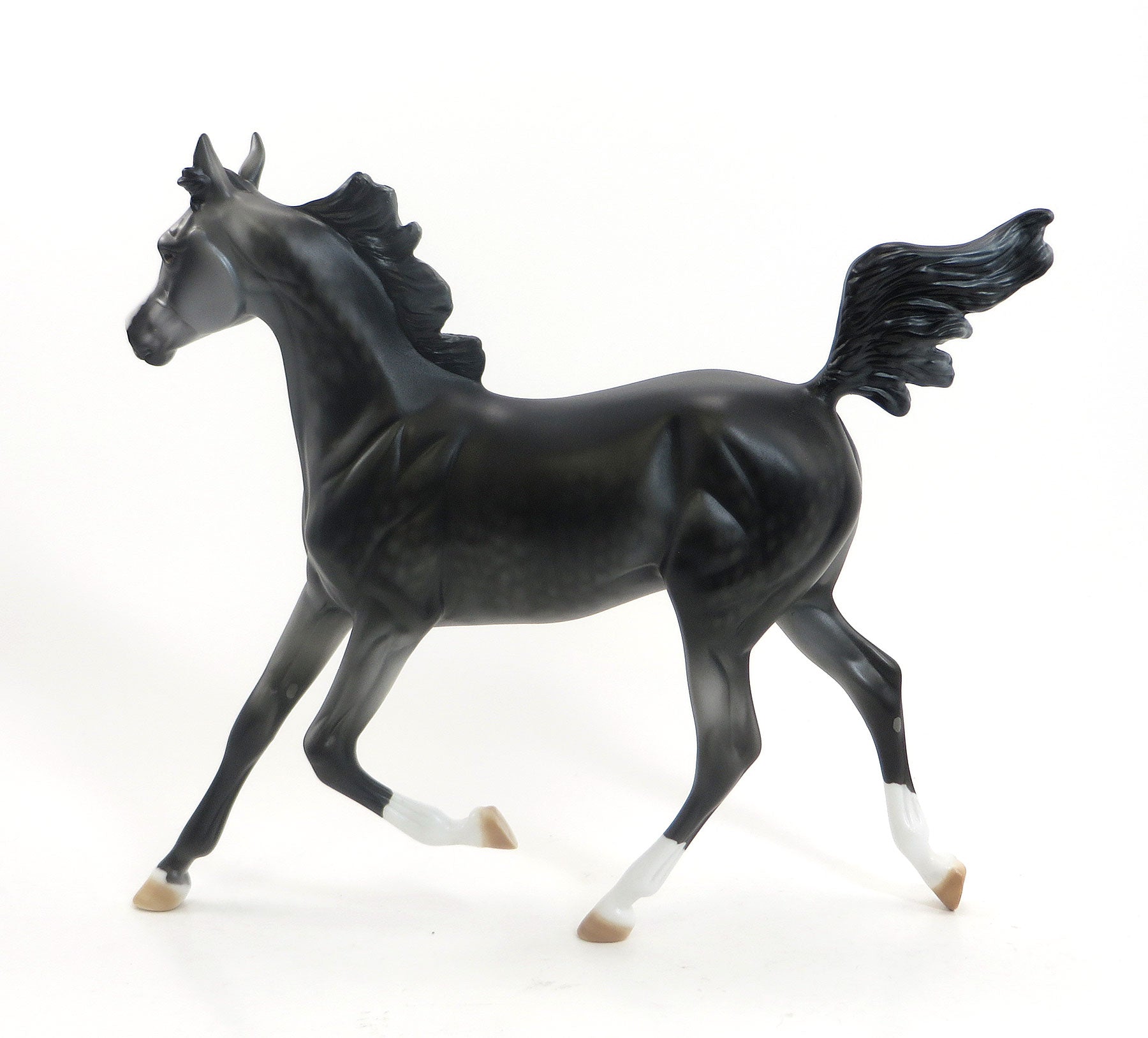 MATERIAL GOODS - Dapple Black Yearling Model Horese - EQ 2015 - LE15 - 7/21