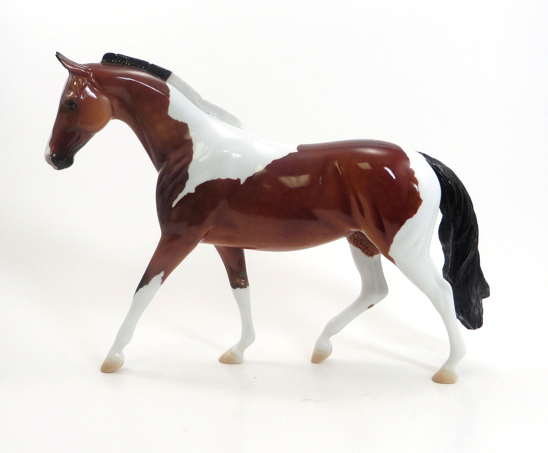 ONE WAY TICKET - LE2 Blood Bay Pinto Pony Mare 7/24