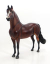 SOFT TOUCH - OOAK Dappled Blood Bay Morgan Model Horse - 7/24