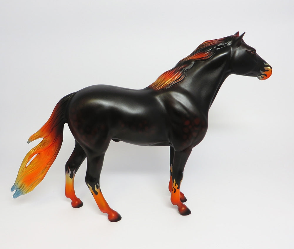 FIRESTORM~OOAK  &quot;FIRE&quot;  CHESTNUT SPANISH MUSTANG BY DAWN QUICK 9/21/17