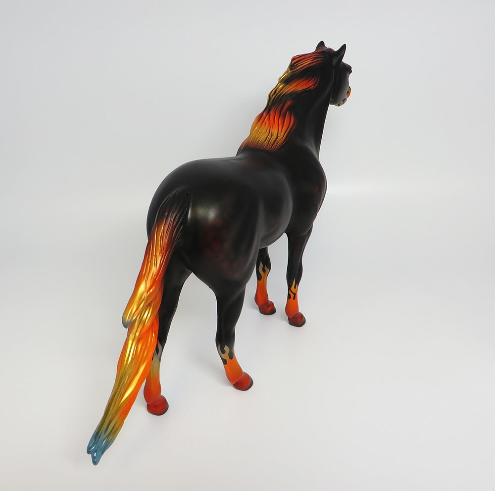 FIRESTORM~OOAK  &quot;FIRE&quot;  CHESTNUT SPANISH MUSTANG BY DAWN QUICK 9/21/17