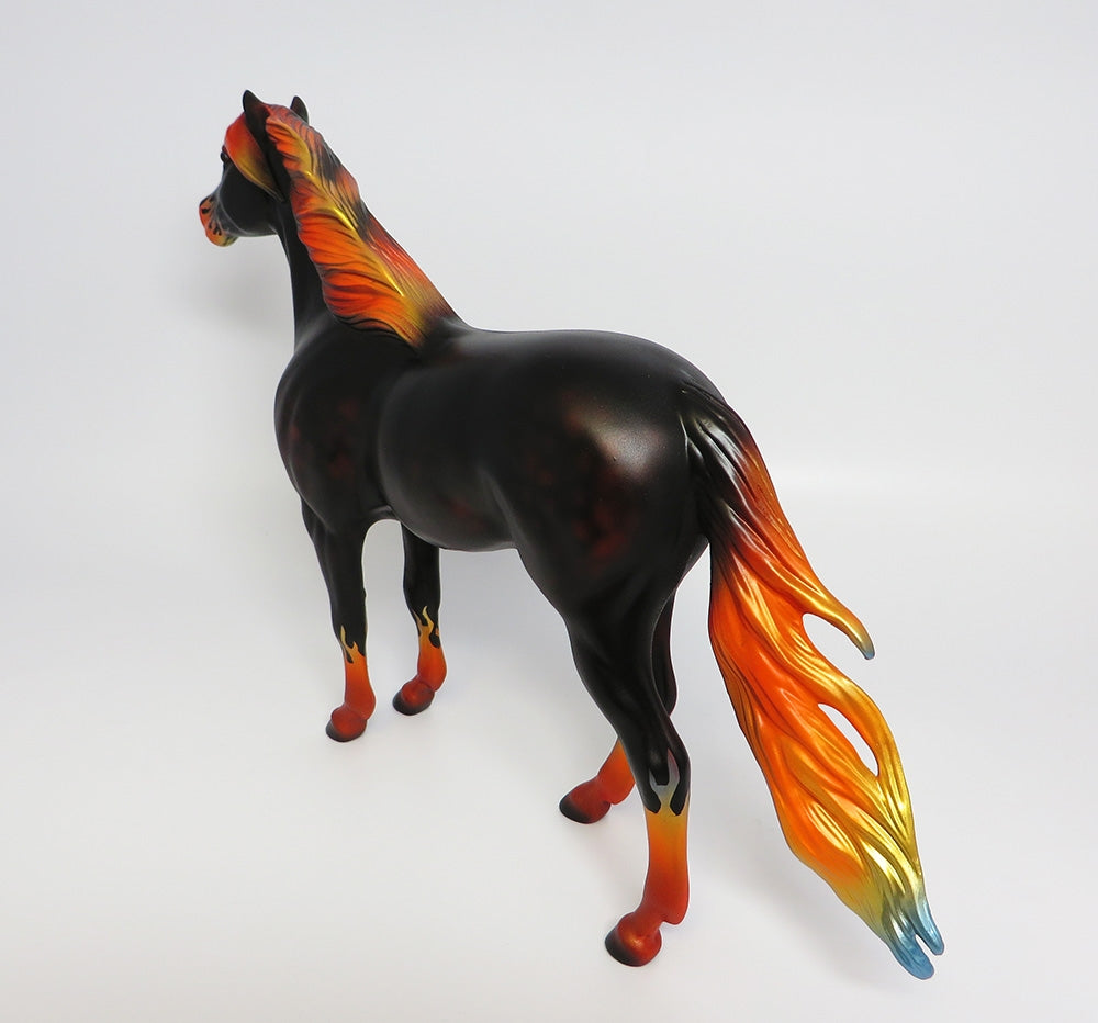 FIRESTORM~OOAK  &quot;FIRE&quot;  CHESTNUT SPANISH MUSTANG BY DAWN QUICK 9/21/17