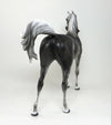 JAFAR-LE-2 DARK STAR DAPPLE GREY ARABIAN MODEL HORSE By Sheryl Leisure 4/28