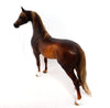 CHEVAUX~OOAK DAPPLE LIVER CHESTNUT ARABIAN MODEL HORSE 3/24