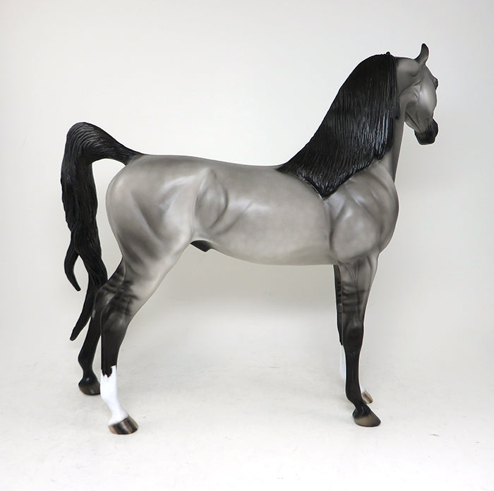 GOT YOUR BACK-OOAK GRULLA  ARABIAN MODEL HORSE 4/29