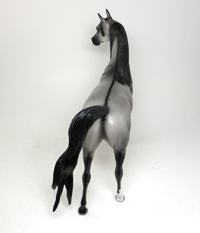 GOT YOUR BACK-OOAK GRULLA  ARABIAN MODEL HORSE 4/29