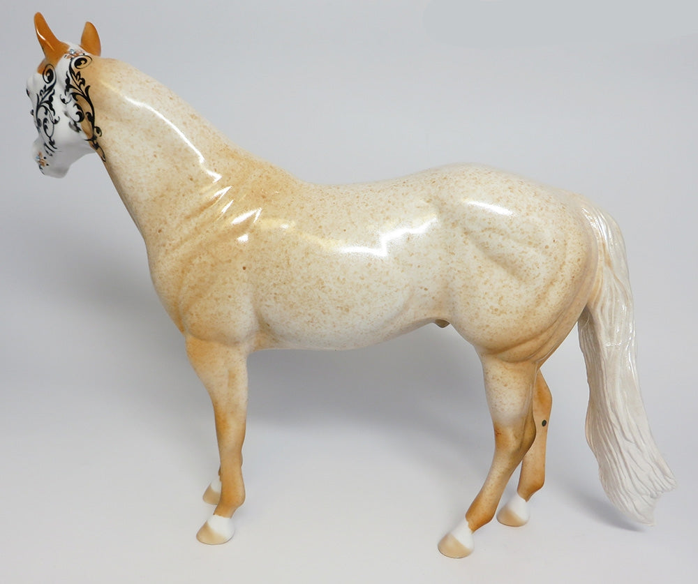 IGLESIA~OOAK PALOMINO ROAN ISH SUGAR SKULL BY DAWN QUICK 0/21/17