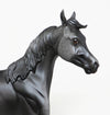 TAP SHOES-OOAK BLACK GOING GREY YEARLING MODEL HORSE 4/29
