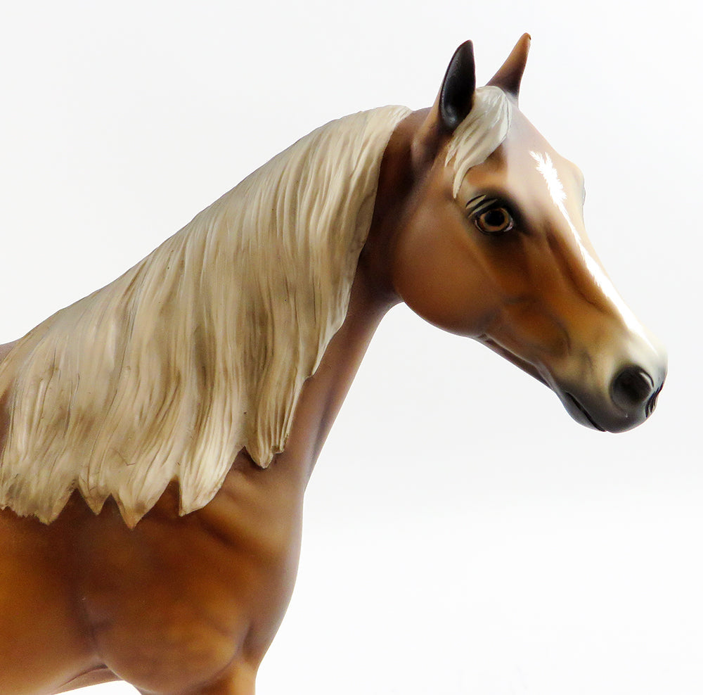 SPIRIT WIND-OOAK DAPPLE SILVER BAY ISH MODEL HORSE 3/24